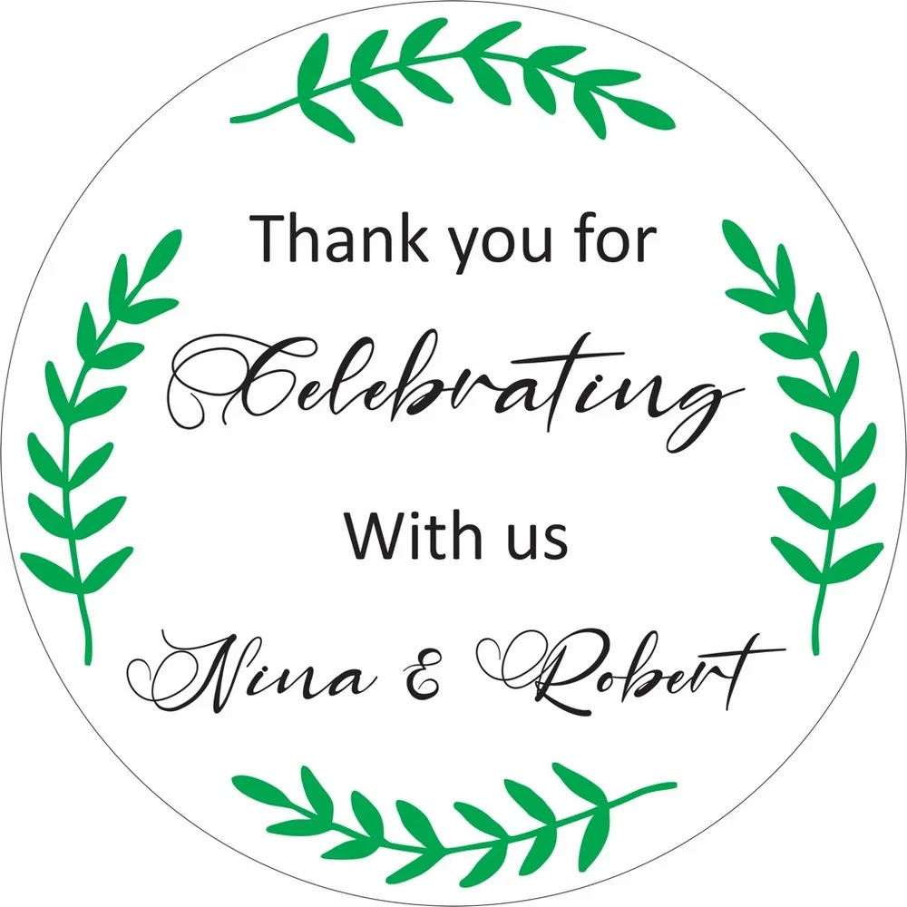 Personalized Round Circle Label